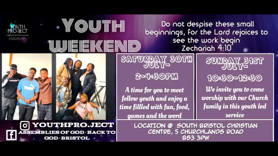 Youth Weekend July 2022